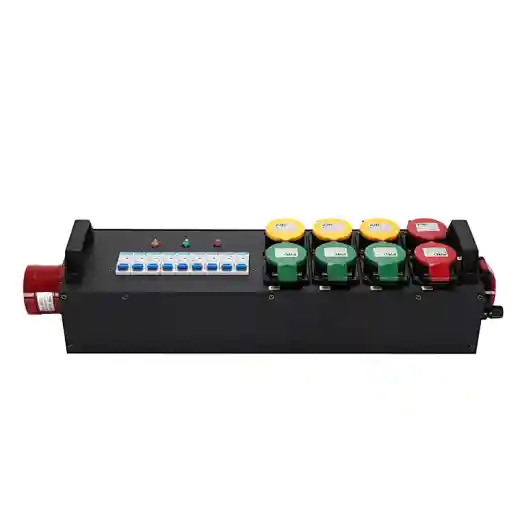 9 Road Waterproof 16A Output 32A 5pin Input Power Distributor